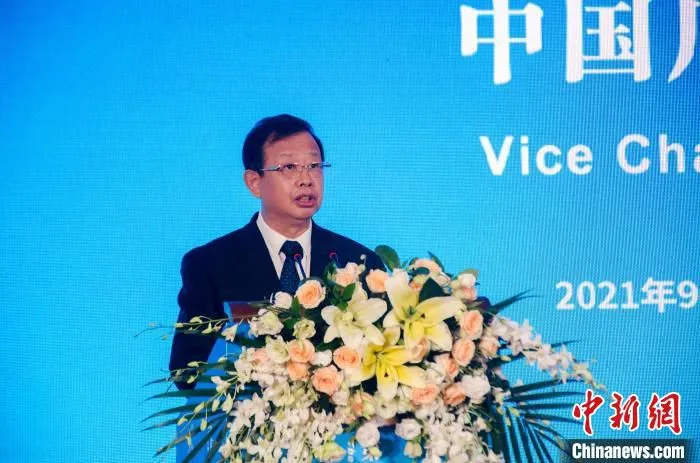 广西壮族自治区政府副主席李彬致辞。　翟李强 摄