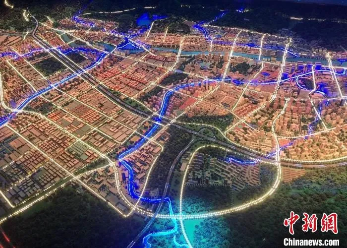 云和城市规划沙盘 葛铭锐 摄