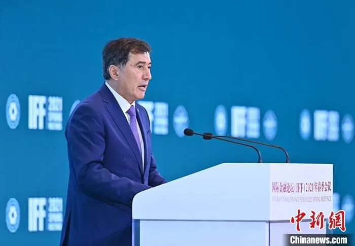 5月29日，上海合作组织秘书长诺罗夫在北京参加国际金融论坛2021年春季会议时表示，新冠疫情发生以来，全球治理体系日益受到冲击，需进一步通过国际合作增强国际机制的公信力。　 中新社记者 侯宇 摄