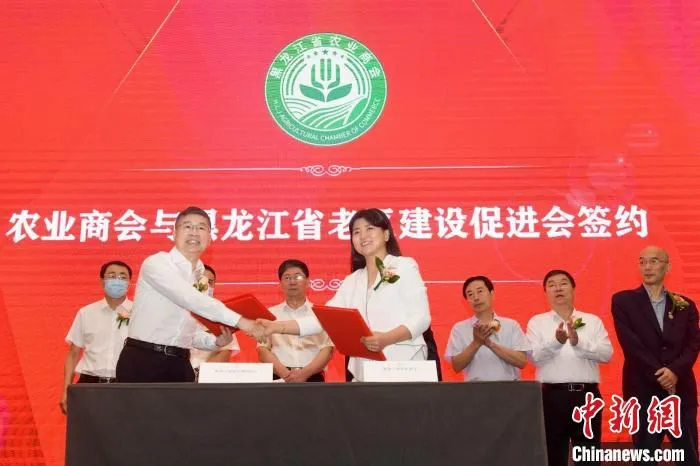 签约合作仪式 黑龙江省农业商会供图