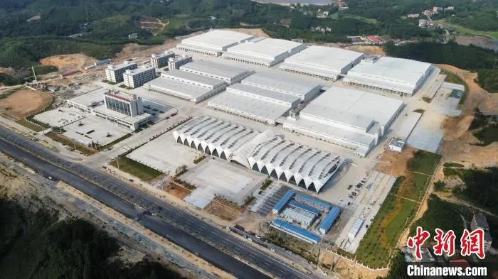 冷链园区鸟瞰图。　黄华敏 摄