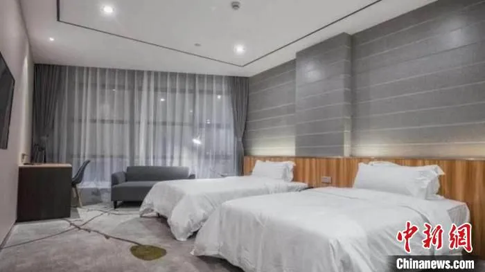 酒店捐出的房间内景(资料图) 白云区云城街道办 供图