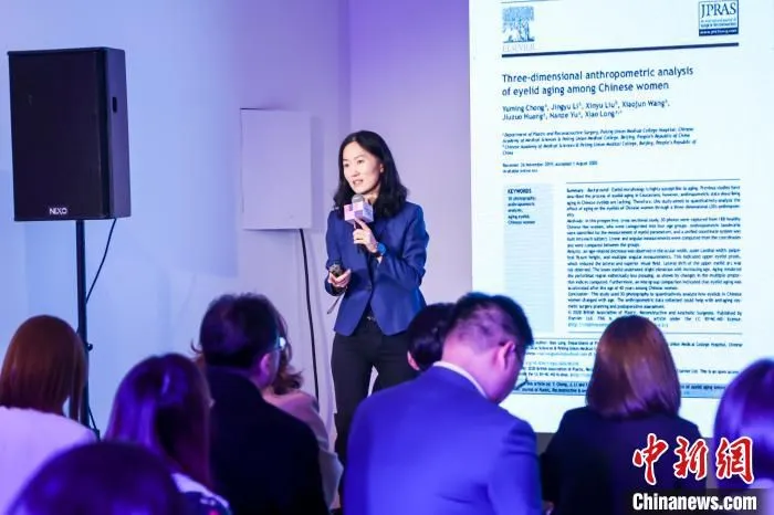 北京协和医院整形美容外科副主任龙笑。　照片由医美企业提供 摄