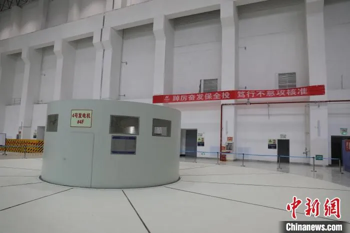图为苏洼龙水电站机组。　华电金上公司供图