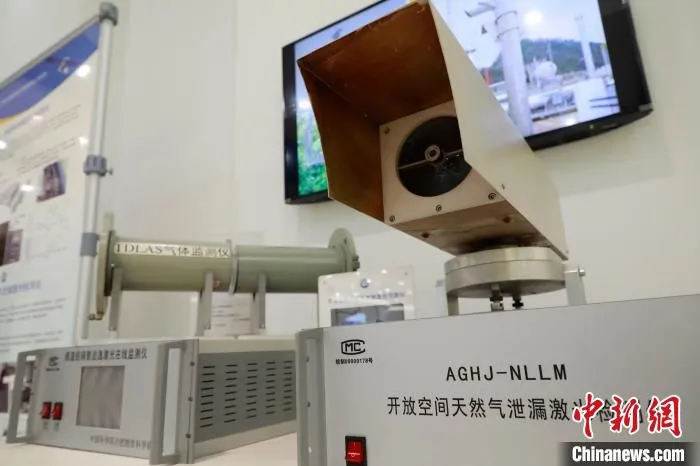 环境监测仪器。　蜀山区委宣传部供图