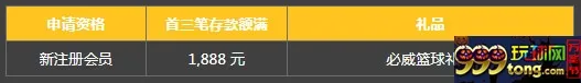 新会员首存必威篮球礼包