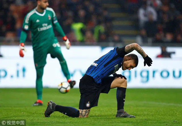 意甲-米兰0-0国米 两进球无效伊卡尔迪射失空门