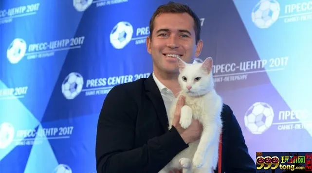 世界杯官方预言帝！白猫挑战章鱼保罗 吃猫粮预测胜负