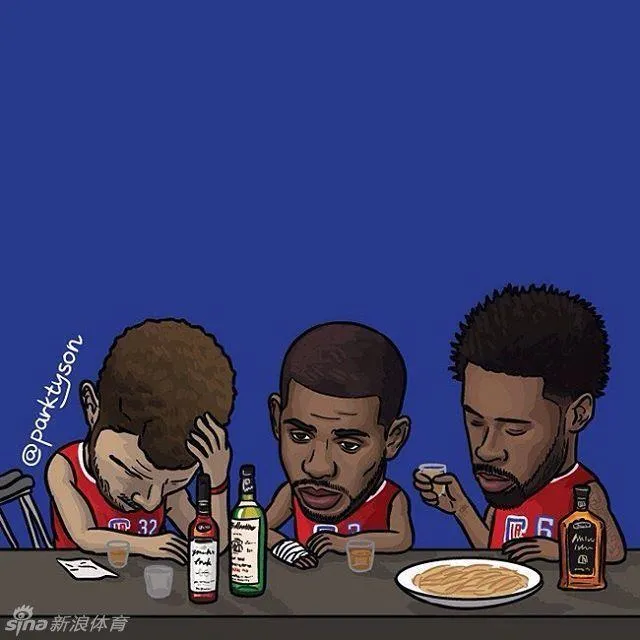 博彩资讯：韩国漫画家笔下的NBA晃动巨星：库里晃倒保罗