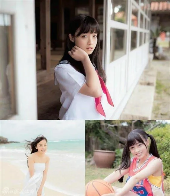玩球小报：日本千年一遇美少女桥本环奈篮球写真 清纯可人性感惹火