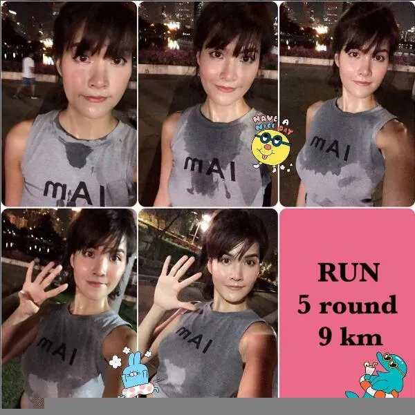 玩球花边：健身+拳击+夜跑 泰国美女Pattera Sorlalum练出逆天身材