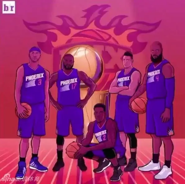 博彩资讯：NBA新赛季各队漫画首发阵容 30支球队英雄齐聚