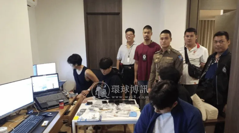 泰国警方摧毁一韩国人网赌基地逮4人 每月赌资9亿