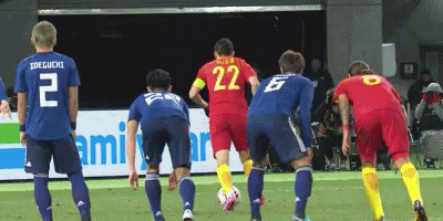 玩球赛报：男足东亚杯-于大宝点射难救主 国足1-2无缘争冠