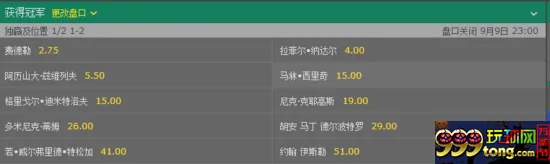 玩球资讯：费纳包揽今年四大满贯冠军?90后或成搅局者
