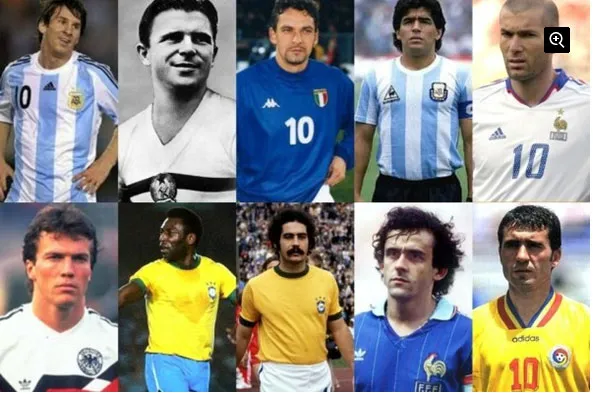 博彩资讯：FIFA评最伟大10号：贝利排头名 现役入选唯梅西一人