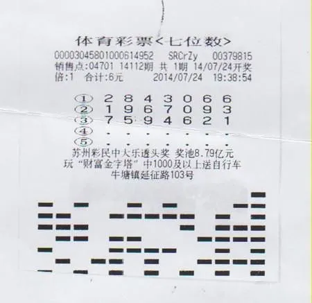 国内彩市：新手彩民玩转各种彩票 随意选号6块中500万