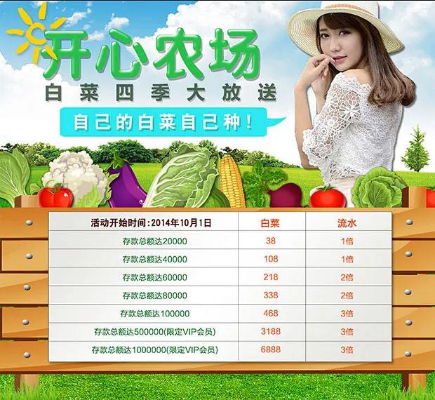战神GPK开心农场 白菜四季大放送 
