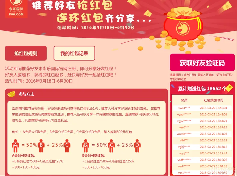 博彩动态：18000个红包已get!永乐国际好友抢红包活动攻略献上