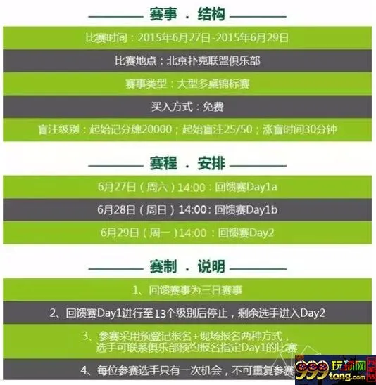 扑克新闻：北京扑克联盟6月27-29日举办纪念四周年回馈赛