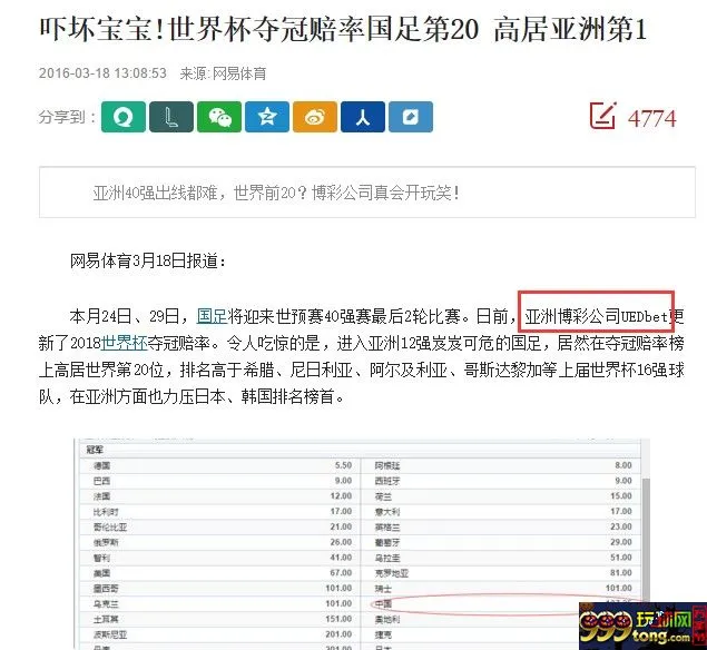 博彩话题：主流网站引用菠菜公司的赔率，说明了什么呢？ 