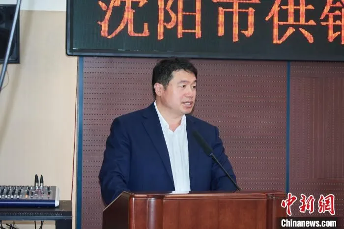 沈阳市供销合作社联合社主任孔德树。　沈阳市供销合作社联合社供图