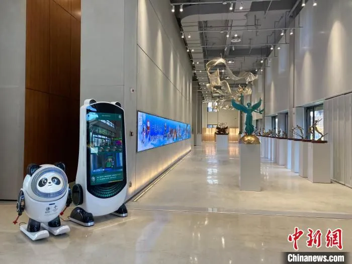 图为国家电网公司冬奥电力保障服务中心(国网冬奥形象展示中心)。　徐婧 摄