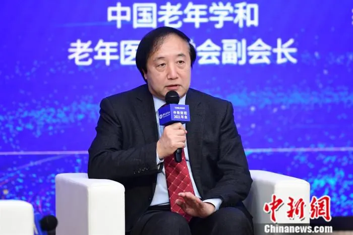 杜鹏 中国人民大学副校长、中国老年学和老年医学学会副会长 中新社记者田雨昊摄