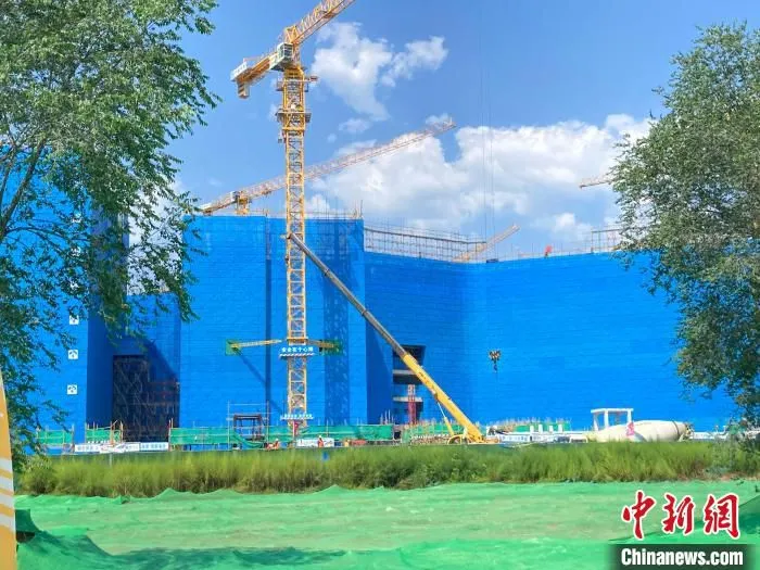 31日，北京市朝阳区望京国际人才公寓正式奠基。图为项目施工现场。　徐婧 摄