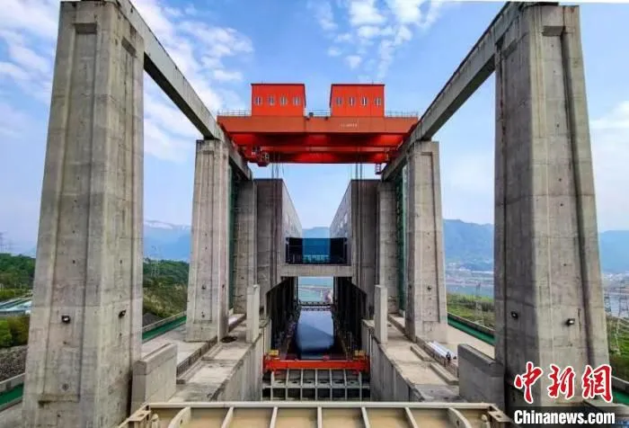 三峡升船机(资料图) 徐浩 摄
