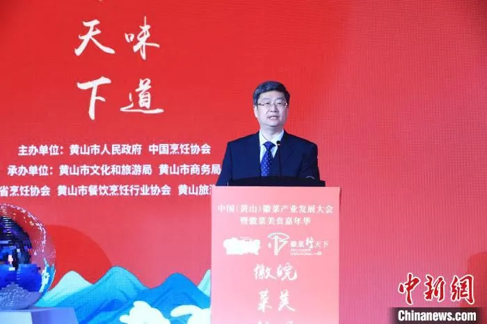 黄山市市长孙勇致辞 樊成柱 摄