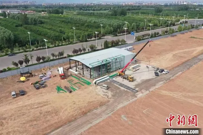 截至2021年6月底，示范区晋中开发区8宗地已开工7宗。　示范区晋中开发区宣传信息中心供图