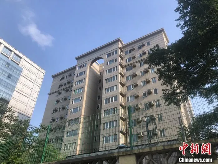 北京市西城区金融街片区一处学区房。 中新网 左宇坤 摄