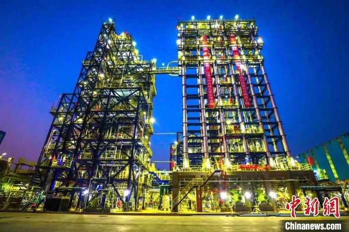 2020年12月，古雷炼化一体化项目聚丙烯装置如期竣工并达到投产条件。　古雷开发区供图 摄