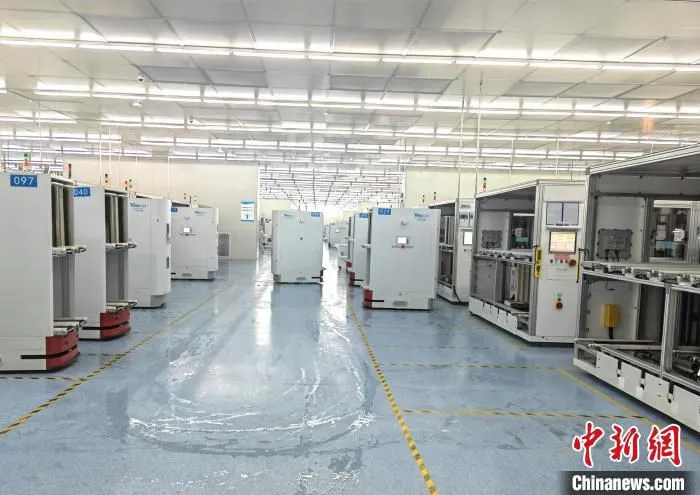 天合光能盐城智能车间。　谷华 摄