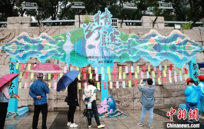图为灯谜竞猜。　福鼎市委宣传部 供图