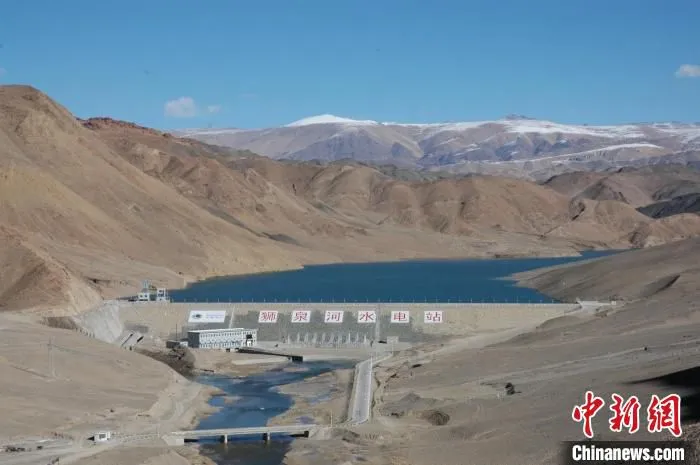 狮泉河水电站结束了阿里首府狮泉河无常规电源的历史。　中国电建集团成都勘测设计研究院供图