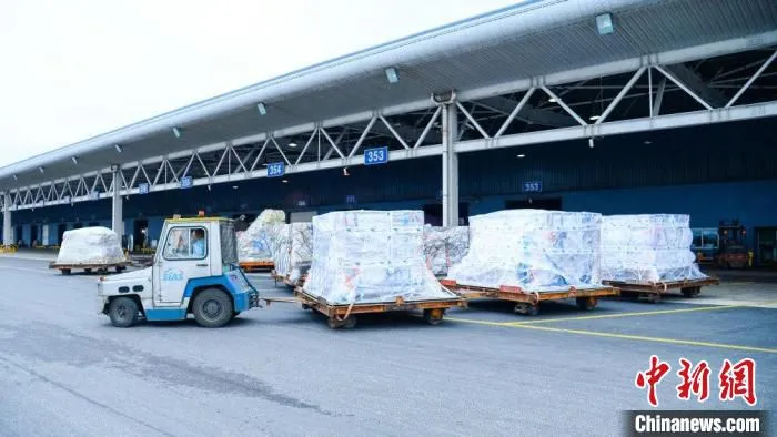 新冠疫苗的航空出口运输保障 上海机场集团供图