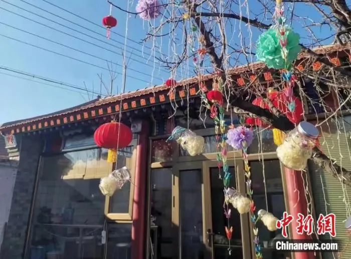 1月31日，北京市通州区某四合院。受访者供图