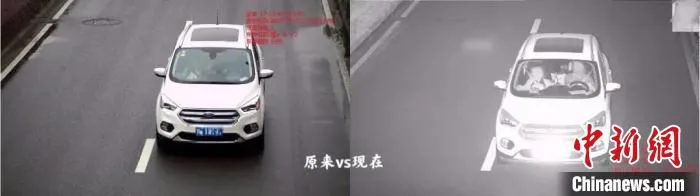 单目透视卡口摄像机可对不法司乘人员压线、逆行、闯红灯、未系安全带等进行记录。　航天科工供图