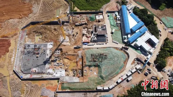 世界气象中心粤港澳大湾区分中心项目进入主体结构施工 彭初 摄