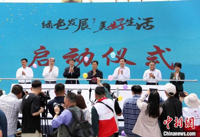 5月19日，2021“中国旅游日”山东省暨济南市分会场活动在济南正式启动。　沙见龙 摄