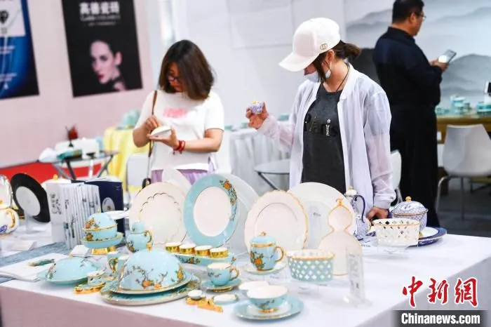 交易会现场。　武俊杰 摄