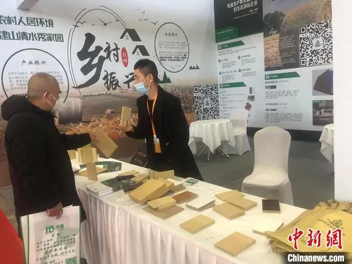 市民和展商正在进行交流 孙博妍 摄