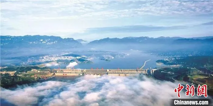 三峡大坝风光(资料图) 湖北文旅厅 供图