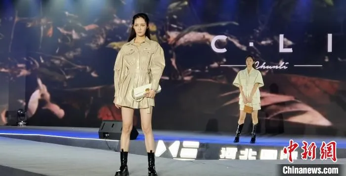2021白沟箱包工业设计新品发布现场。　徐巧明 摄