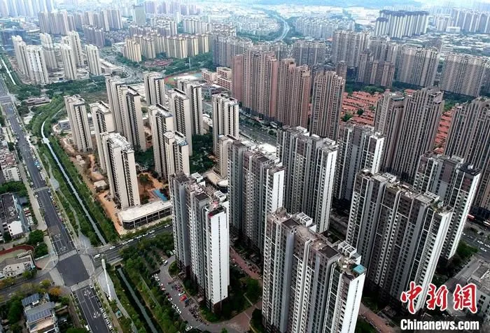 图为航拍福州市区一处高层住宅。中新社记者 吕明 摄 　
