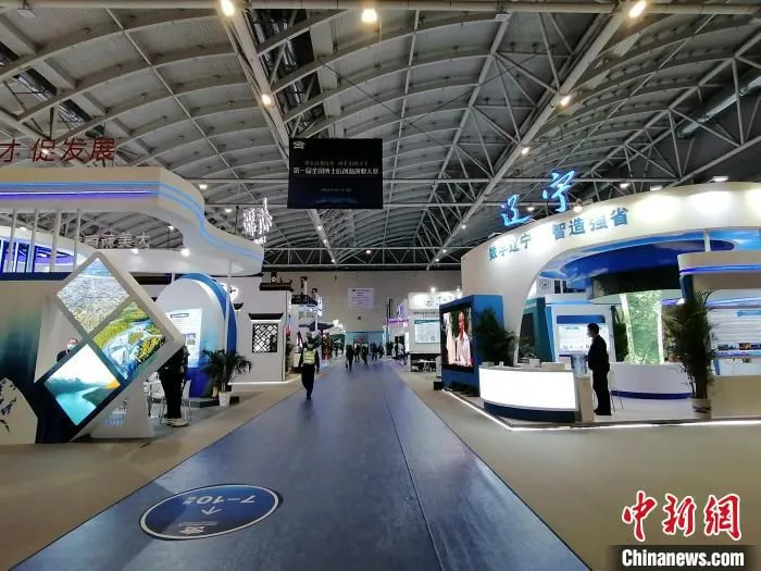图为大赛成果展。　李晛 摄