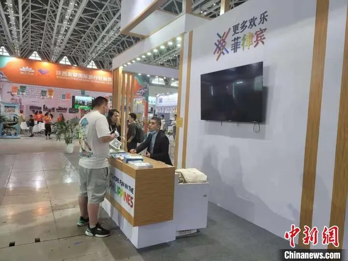 2021西安丝绸之路国际旅游博览会。　阿琳娜 摄