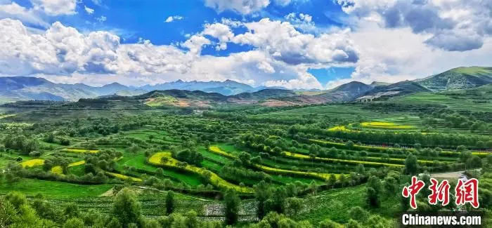 图为西宁市湟源县小高陵。　赵凛松 摄
